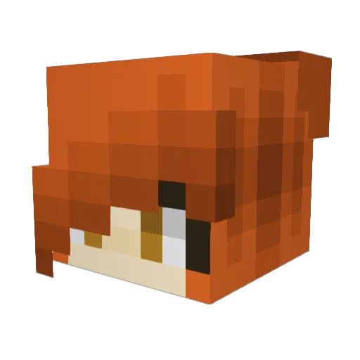 em_kingdom Minecraft avatar head, 3D render