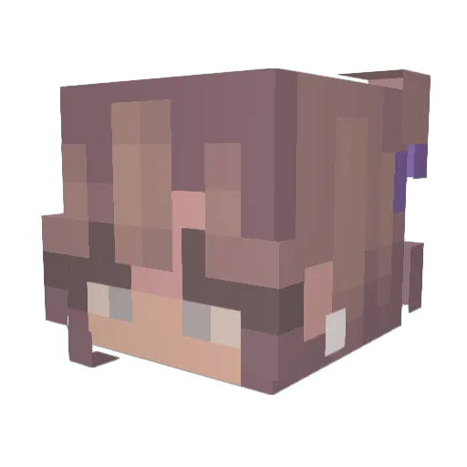 em_tato07 Minecraft avatar head, 3D render