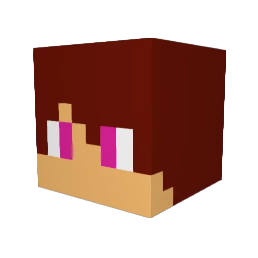 ema1192 Minecraft avatar head, 3D render