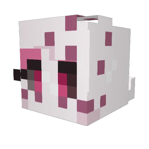 ema333 Minecraft avatar head, 3D render