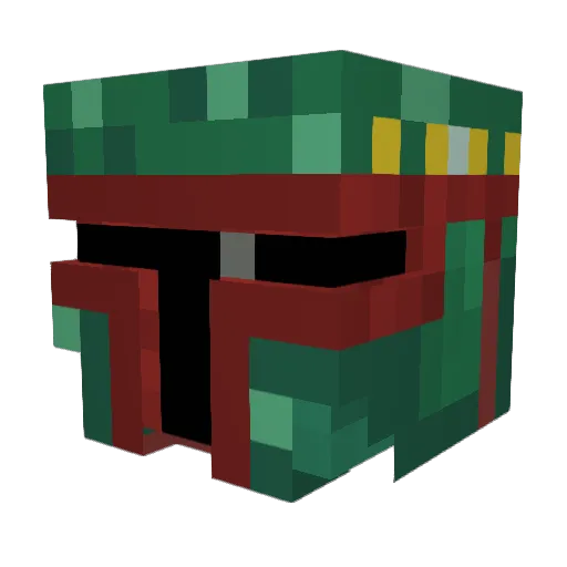 ema_llamu Minecraft avatar head, 3D render