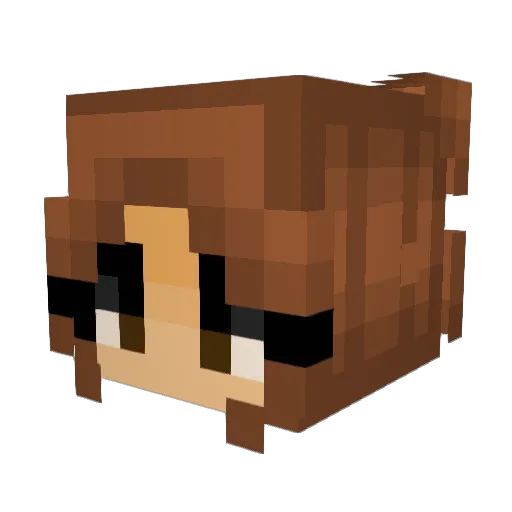 ema_zagajac Minecraft avatar head, 3D render