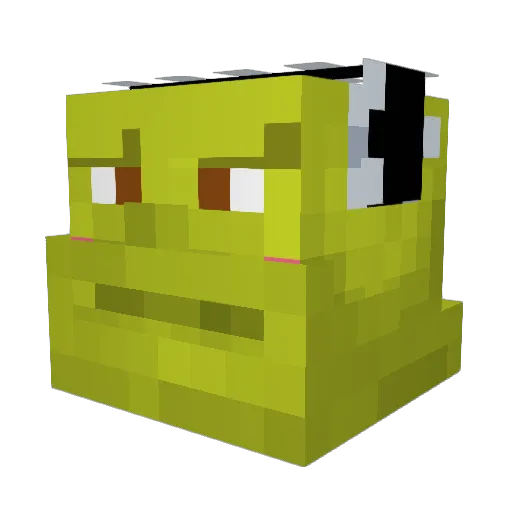 emalien4 Minecraft avatar head, 3D render