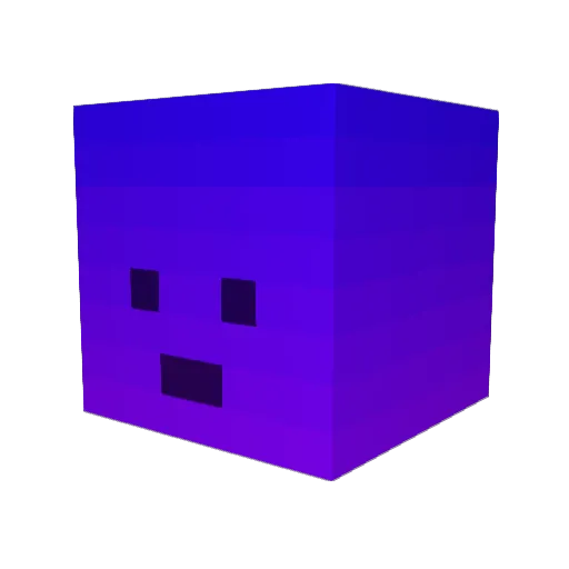 eman2456 Minecraft avatar head, 3D render