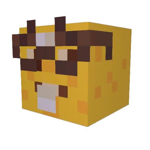 eman890909 Minecraft avatar head, 3D render