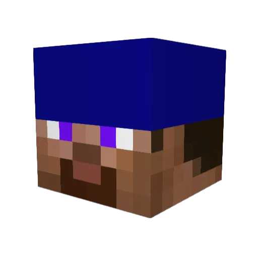 eman_1393 Minecraft avatar head, 3D render