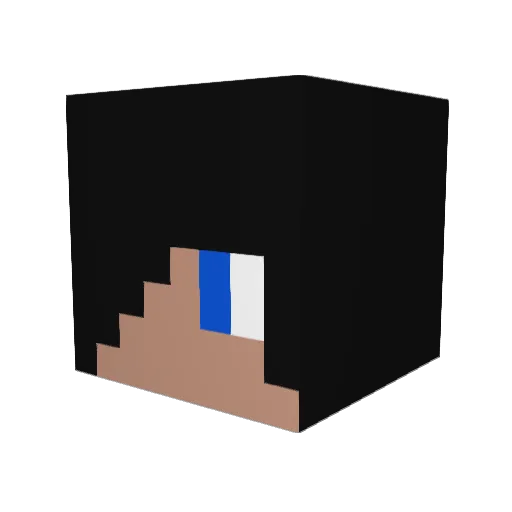 emanuel082 Minecraft avatar head, 3D render