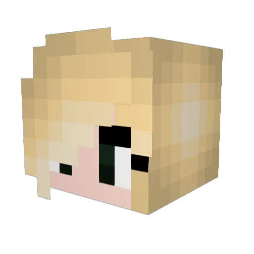 emaye228 Minecraft avatar head, 3D render