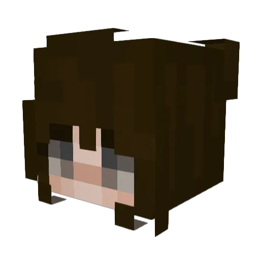 embayz Minecraft avatar head, 3D render