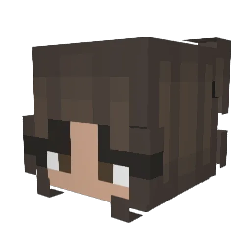 ember0330 Minecraft avatar head, 3D render