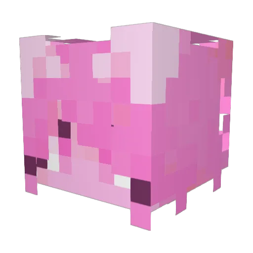 embercatt Minecraft avatar head, 3D render