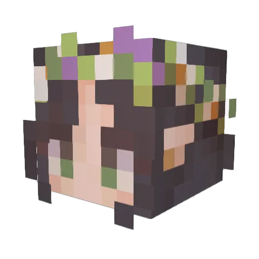 emberlight1016 Minecraft avatar head, 3D render