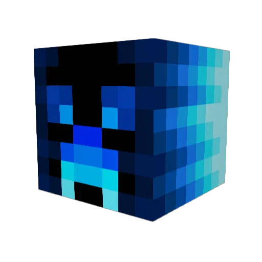 emblem26 Minecraft avatar head, 3D render