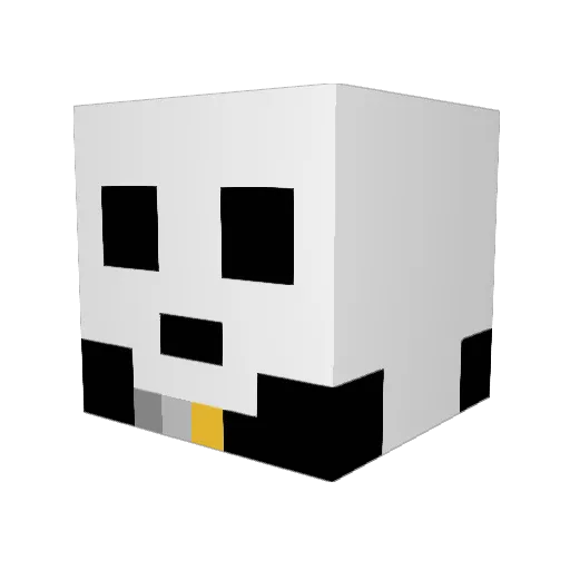 emborg99 Minecraft avatar head, 3D render