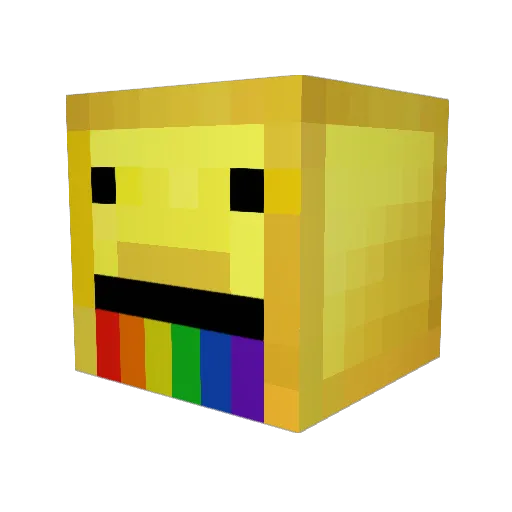 emebuscus Minecraft avatar head, 3D render