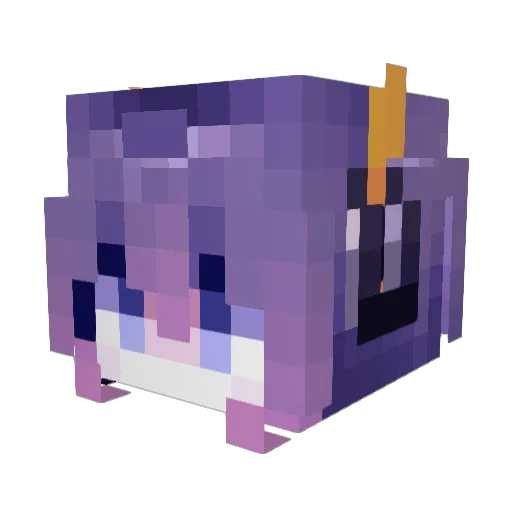 emelie1226 Minecraft avatar head, 3D render
