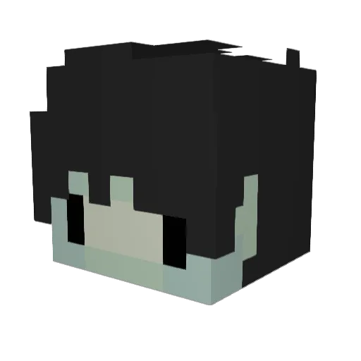 emerald_eimilie Minecraft avatar head, 3D render