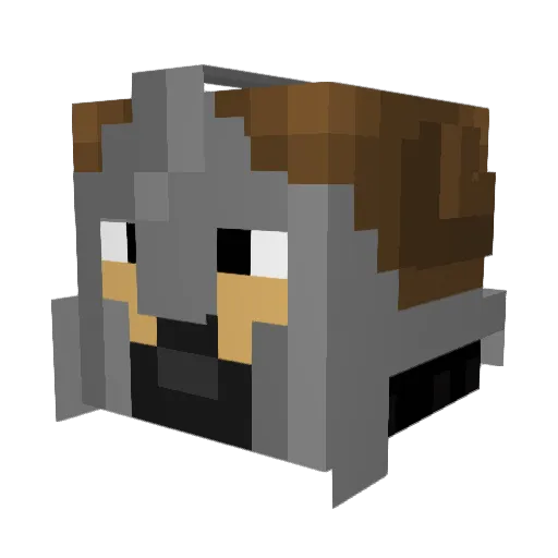 emeralddrake32 Minecraft avatar head, 3D render