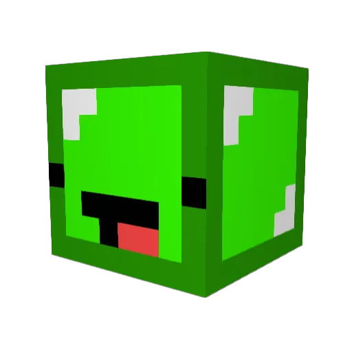 emeraldguy1000 Minecraft avatar head, 3D render
