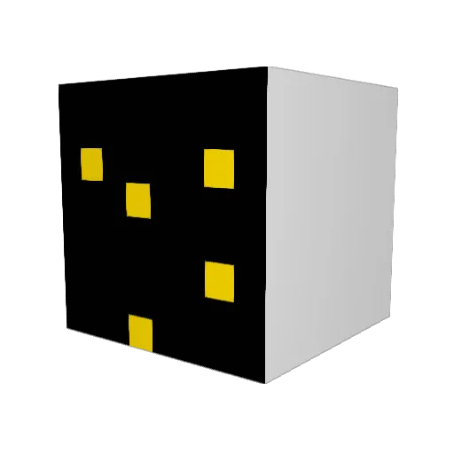 emeraldsymmetry Minecraft avatar head, 3D render