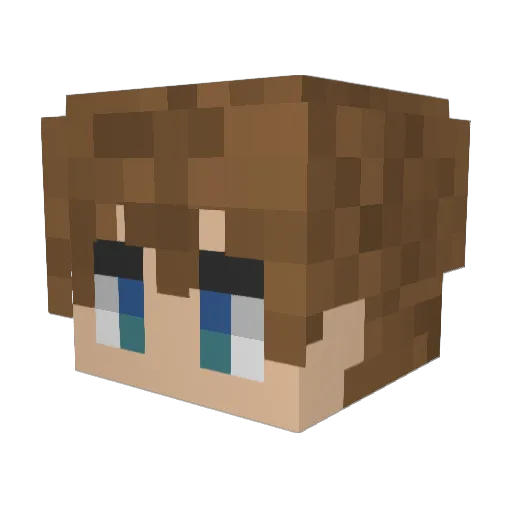 emerct7567 Minecraft avatar head, 3D render