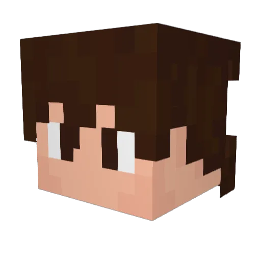 emersonbonto Minecraft avatar head, 3D render