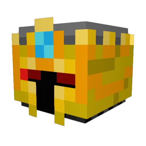 emes7 Minecraft avatar head, 3D render