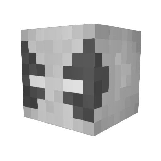 emh22 Minecraft avatar head, 3D render