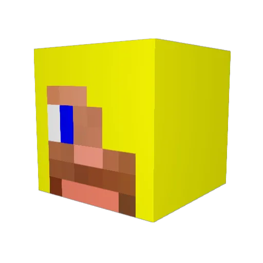 emhan3009 Minecraft avatar head, 3D render
