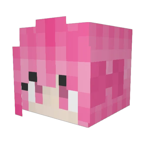 emi0x0 Minecraft avatar head, 3D render