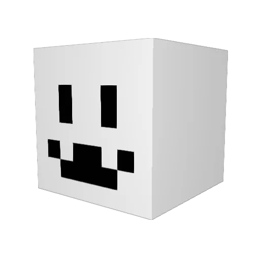 emi1215 Minecraft avatar head, 3D render