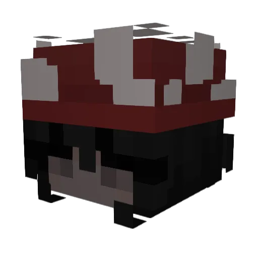 emi_lonely Minecraft avatar head, 3D render