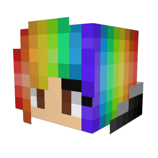 emi_nial Minecraft avatar head, 3D render
