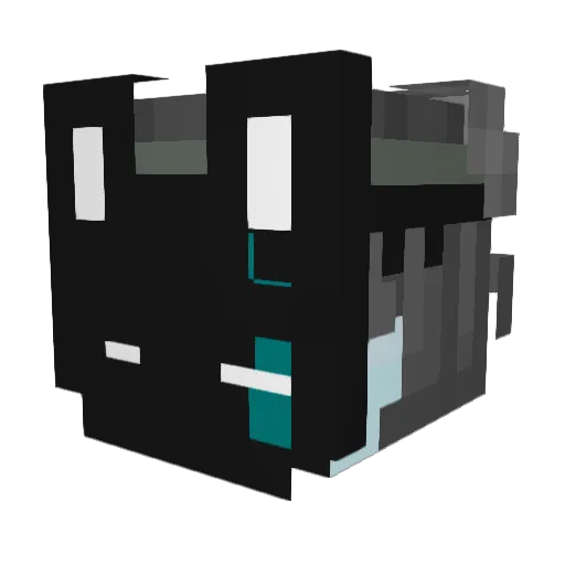 emicigala Minecraft avatar head, 3D render