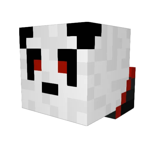 emieve Minecraft avatar head, 3D render