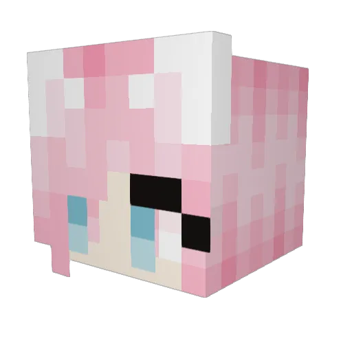 emig123 Minecraft avatar head, 3D render