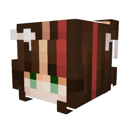 emiisoso Minecraft avatar head, 3D render