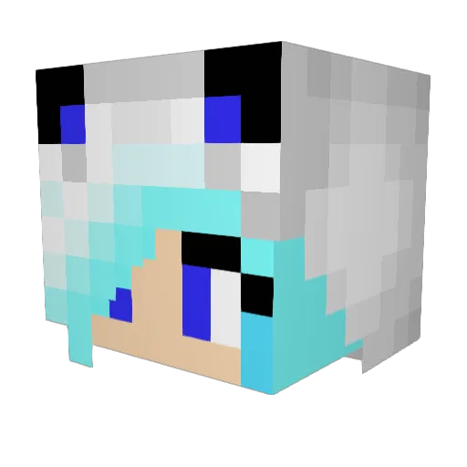 emil0001 Minecraft avatar head, 3D render