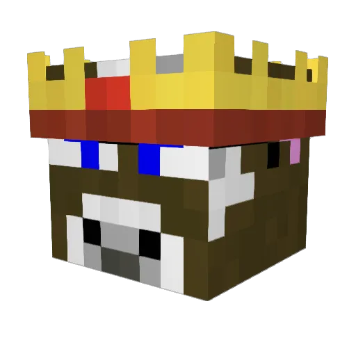 emil8816 Minecraft avatar head, 3D render