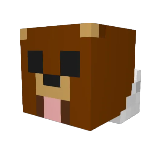 emile2305 Minecraft avatar head, 3D render