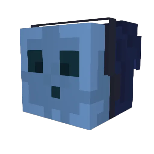 emilexs Minecraft avatar head, 3D render