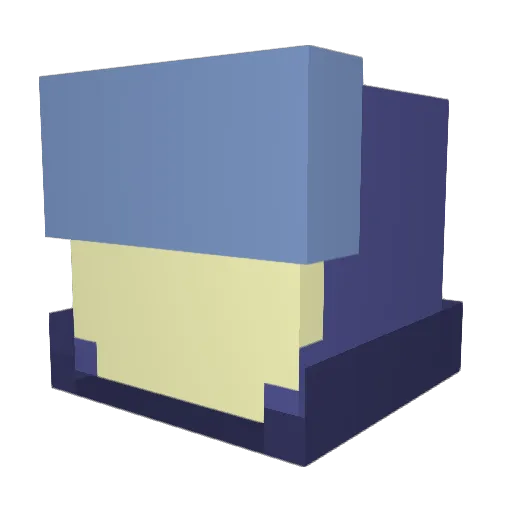 emilgrym Minecraft avatar head, 3D render
