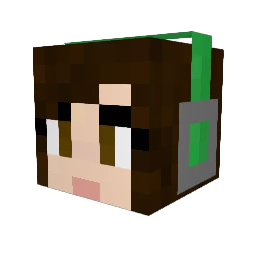 emilieblox20 Minecraft avatar head, 3D render