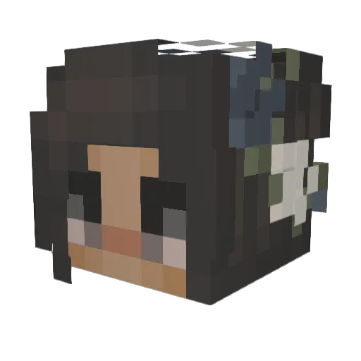 emilieskylight10 Minecraft avatar head, 3D render