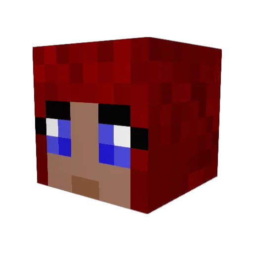 emilito02 Minecraft avatar head, 3D render