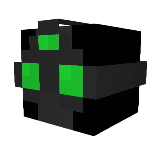 emilitus34 Minecraft avatar head, 3D render