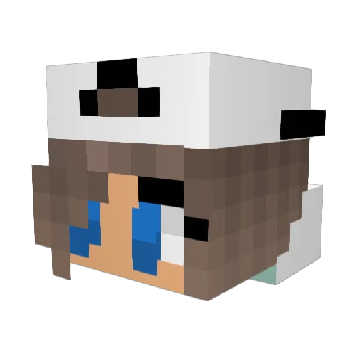 emilover21 Minecraft avatar head, 3D render