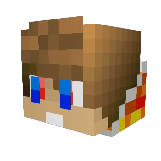 emilpro08 Minecraft avatar head, 3D render