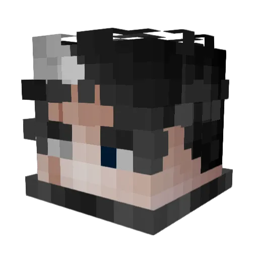 emilrose2 Minecraft avatar head, 3D render