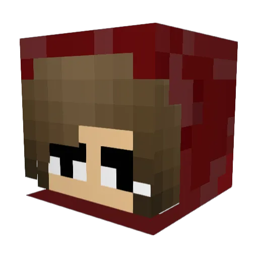 emily69 Minecraft avatar head, 3D render
